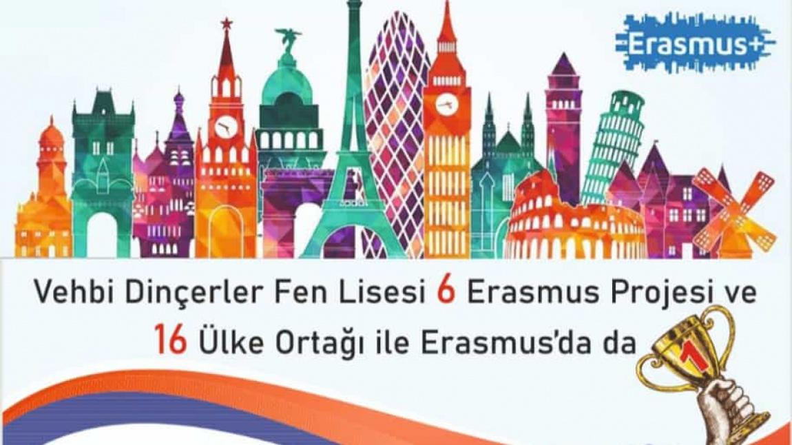 Okulumuz 6 Erasmus Projesi İle 16 Ülke Ortağı ile Erasmus'da